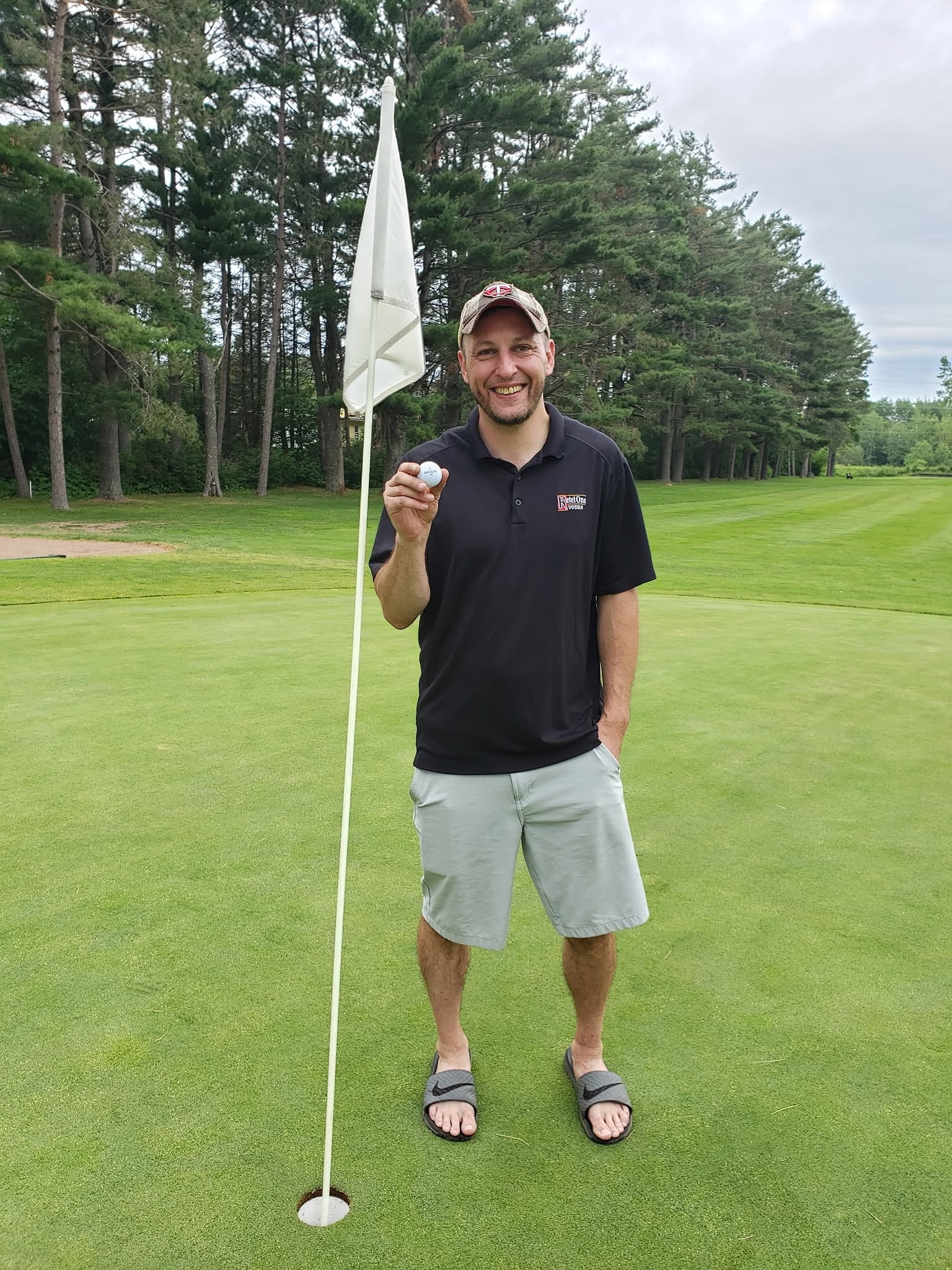 Mike Focht — Hole in One on Hole 18